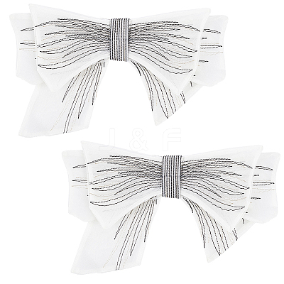 Ppolyester Thread Iron on/Sew On Patches PATC-WH20007-04A-02-1