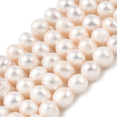 Natural Cultured Freshwater Pearl Beads Strands PEAR-I007-07S-01A-1