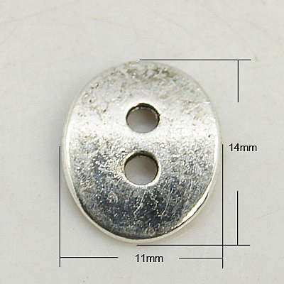 Tibetan Style Alloy Buttons X-TIBE-ZN48623-AS-FF-1