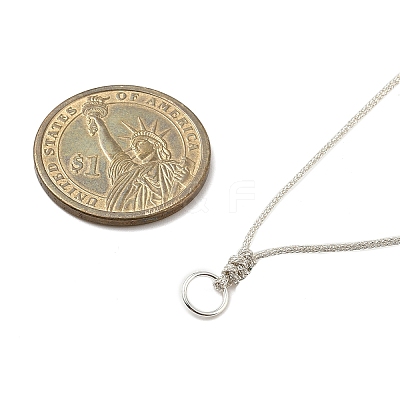 Adjustable Polyester Cord Necklace Making AJEW-JB01379-02-1