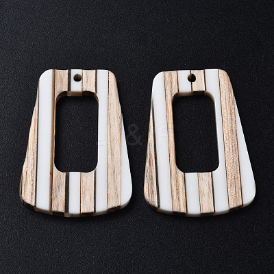 Resin & Wood Pendants RESI-N025-013A-B01-1