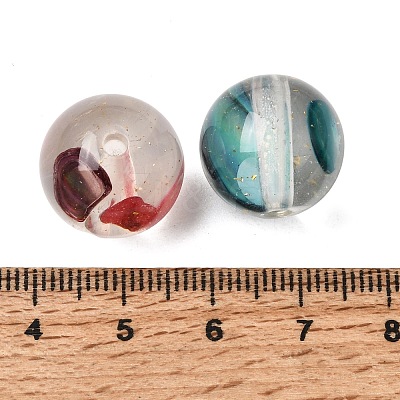 Transparent Resin & Natural Shell Beads RE-CBA2450-04-1