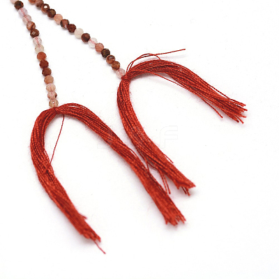 Natural Carnelian Bead Strands G-G914-2mm-29-1