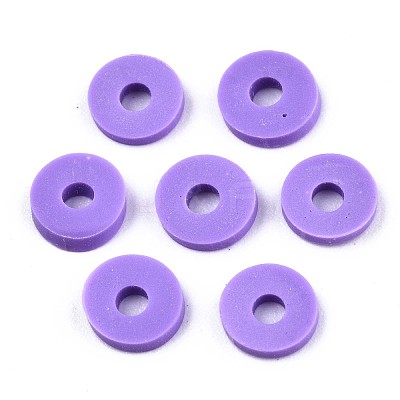 Handmade Polymer Clay Beads CLAY-Q251-8.0mm-42-1