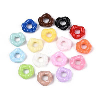 Opaque Acrylic Beads OACR-N139-09-1
