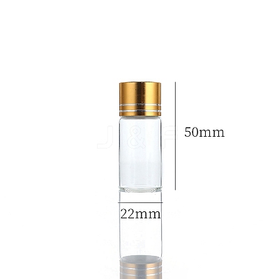 Clear Glass Bottles Bead Containers CON-WH0085-77D-02-1
