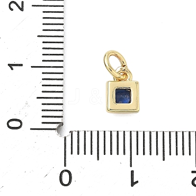 Brass Pave Cubic Zirconia Pendants LS-KK-K368-13G-05-1