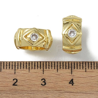 Rack Plating Brass Beads KK-A220-25E-G-1
