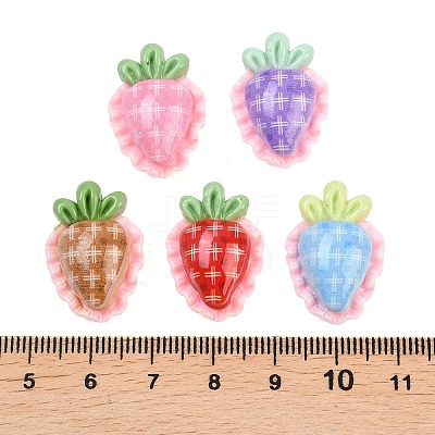 Opaque Resin Cabochons RESI-C067-01A-1