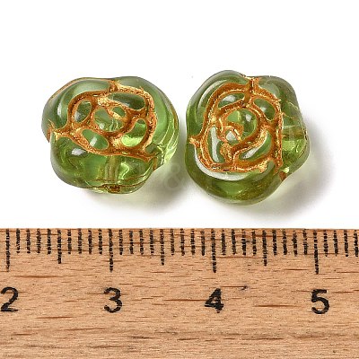 Transparent Lampwork Beads LAMP-P065-01A-08-1