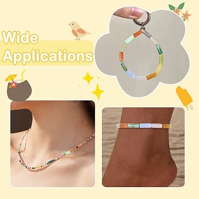 300Pcs Opaque Acrylic Beads MACR-CJ0002-37-1