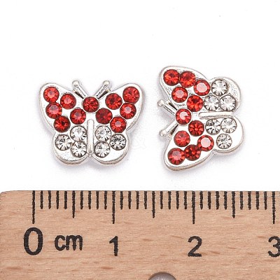 Alloy Rhinestone Beads X-RB-D018-S-M-LF-1