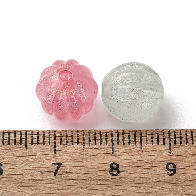 Luminous Transparent Acrylic Beads LACR-S001-02-1
