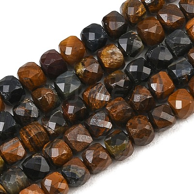 Natural Tiger Eye Beads Strands G-B107-B02-02-1
