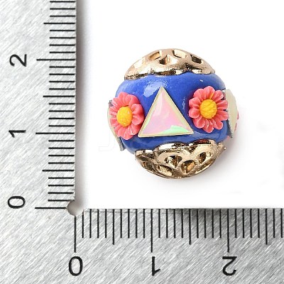 Handmade Polymer Clay Indonesia Beads IPDL-P005-04KCG-02-1