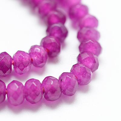 Natural White Jade Bead Strands X-G-R343-2x4-24-1
