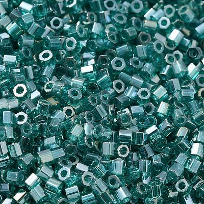 Transparent Colours Luster Glass Seed Beads SEED-S042-20B-07-1