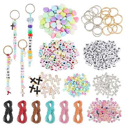 DIY Keychain Making Kits DIY-DC0003-54-1