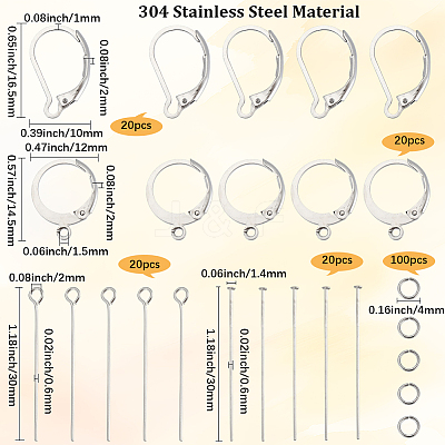 DIY Jewelry Making Findings Kits DIY-SP0006-15P-1