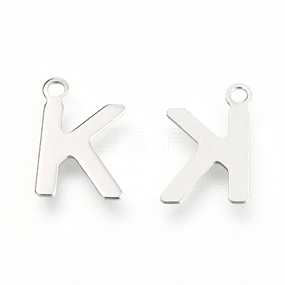 Non-Tarnish 201 Stainless Steel Charms X-STAS-C021-06P-K-1