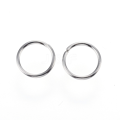 Tarnish Resistant 304 Stainless Steel Open Jump Rings STAS-E147-40P-10mm-1