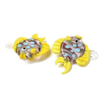 Handmade Lampwork Pendants LAMP-B035-01A-04-1