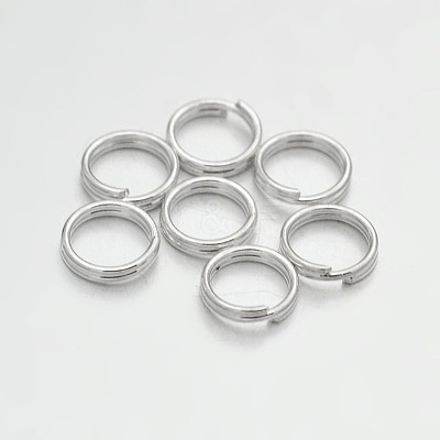 Brass Split Rings X-KK-E647-10S-6mm-1