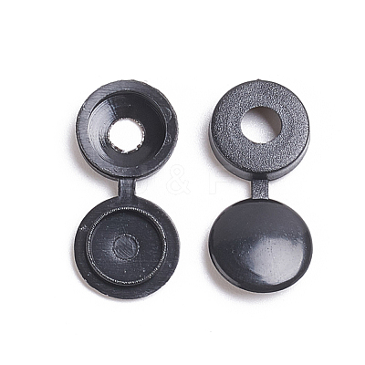 Plastic Hinged Screw Covers DIY-WH0164-65A-1