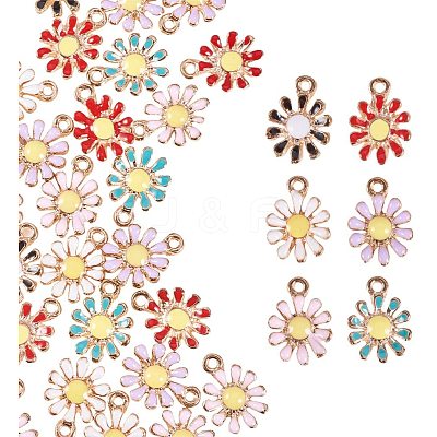Alloy Enamel Pendants PALLOY-PH0005-67-1