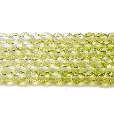 Transparent Gradient Color Glass Beads Strands GLAA-G101-2mm-13-1