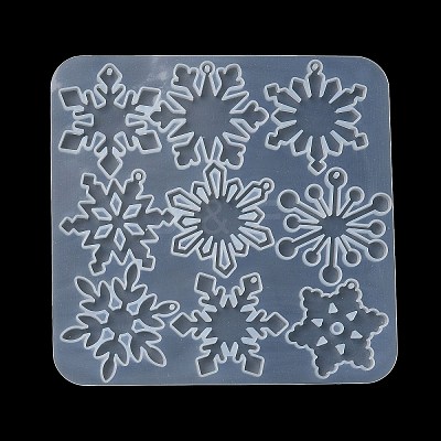 Snowflake DIY Pendant Silicone Molds DIY-G100-01D-1