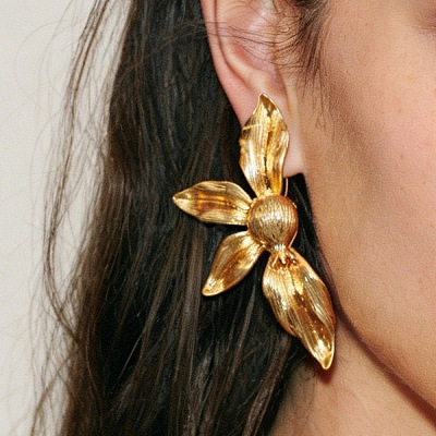 Alloy Stud Earrings for Women AL-CBA4777-03A-1