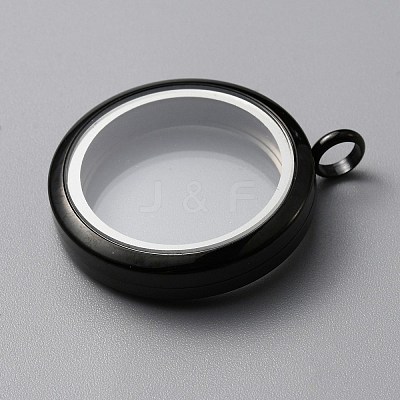 304 Stainless Steel Locket Pendants FIND-WH0032-58C-EB-1