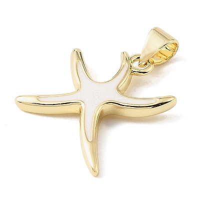Brass Enamel Pendants KK-CBA6938-16G-04-1