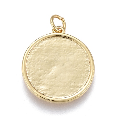 Brass Pendants ZIRC-M108-56G-1