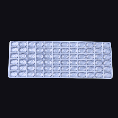 Transparent Glass Cabochons GGLA-R022-18x25-B-1