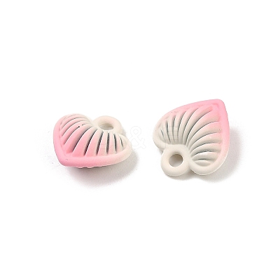 Spray Painted Alloy Pendants PALLOY-S038-15B-1