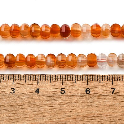 Natural Carnelian Beads Strands G-P587-D06-01-1