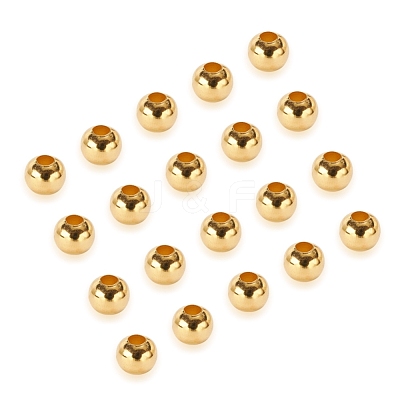 Iron Round Spacer Beads X-E146Y-G-1