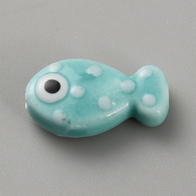 Handmade Porcelain Beads LS-PORC-WH20001-02H-1