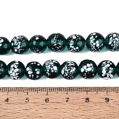 Handmade Lampwork Beads Strands LAMP-Q041-11E-1