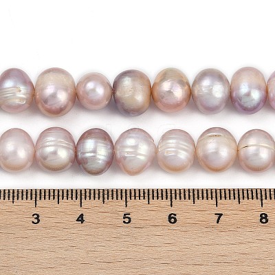 Natural Cultured Freshwater Pearl Beads Strands PEAR-I007-07Z-04A-1