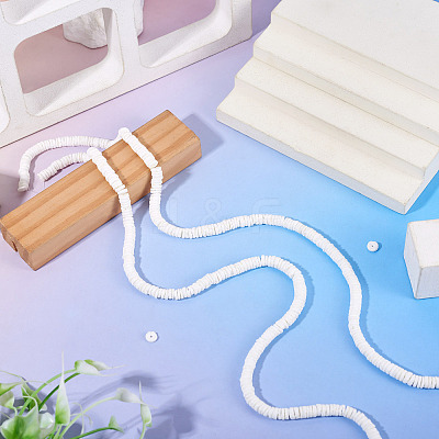 2 Strands Natural White Shell Beads Strands BSHE-TA0001-38-1