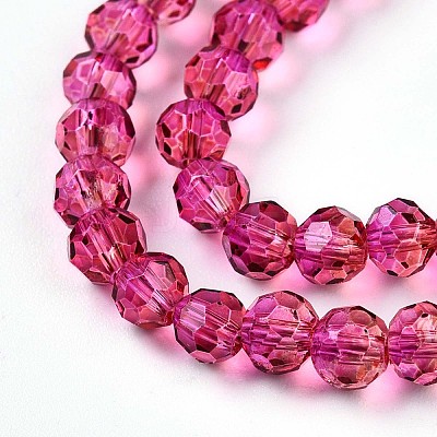 Baking Paint Transparent Glass Beads X1-DGLA-A035-T4mm-A03-1