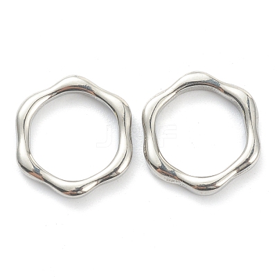Non-Tarnish 304 Stainless Steel Linking Rings STAS-P279-02A-P-1