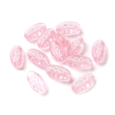 Transparent Acrylic Beads OACR-Z027-03-1