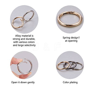 Zinc Alloy Key Clasp Findings PALLOY-PH0012-67-1