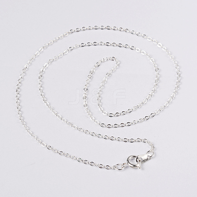 Brass Cable Chain Necklace SW028-S-1