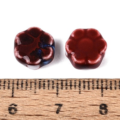 Vintage Handmade Porcelain Beads PORC-N013-25-24-1