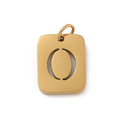 304 Stainless Steel Charms LS-STAS-R001-01G-O-1